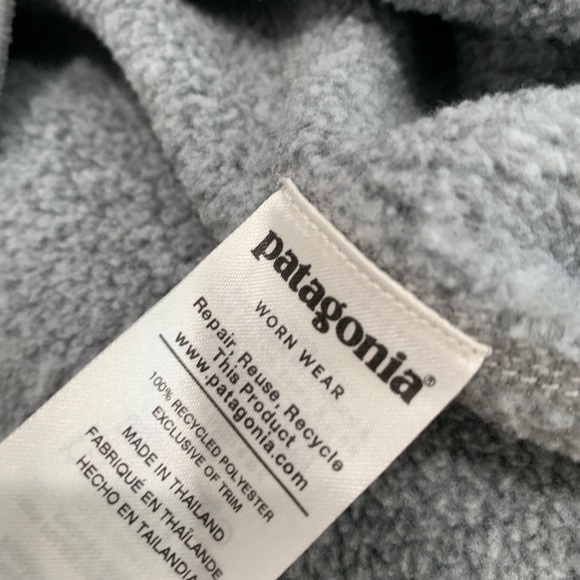 Patagonia Heathered Grey Better Sweater Fleece 1/4 Zip - Picture 5 of 6